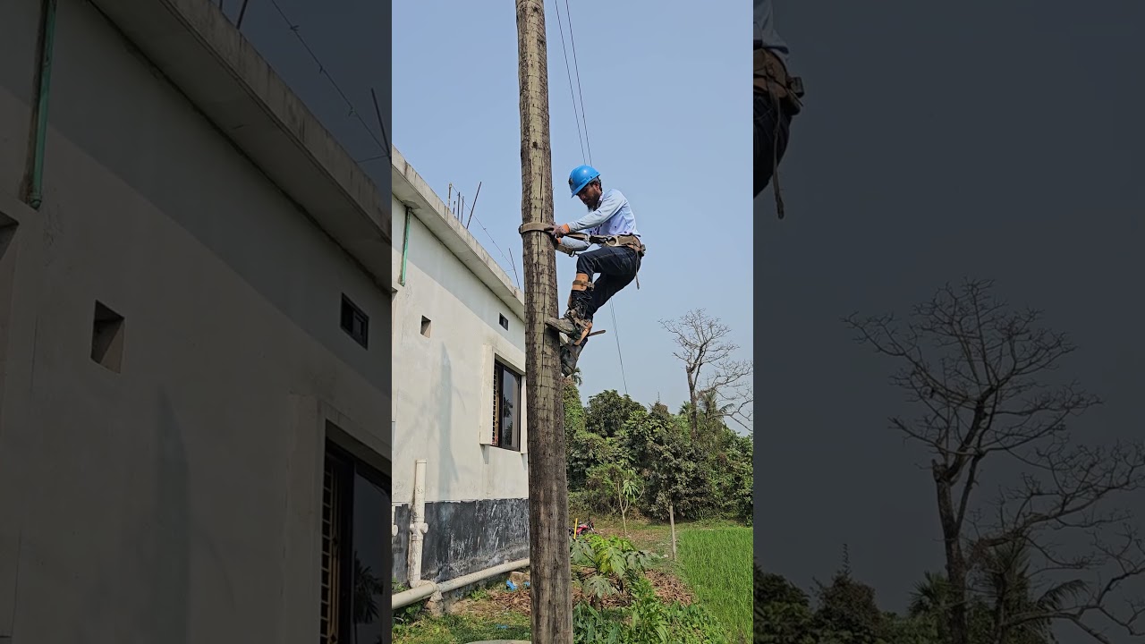 এভাবেই আমরা বিদ্যুৎ সেবা দিয়ে থাকি শুধুমাত্র জনগণের জন্য #excavator #travel #vlog #fyp #rusho111