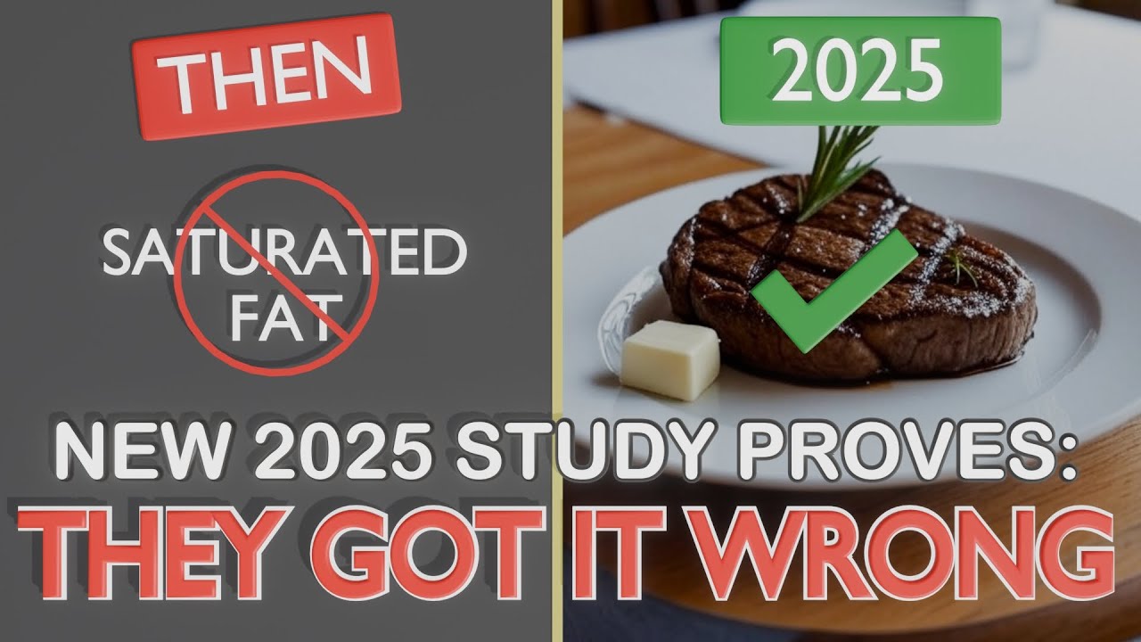 New 2025 Study Proves Saturated Fat Was NEVER the Problem