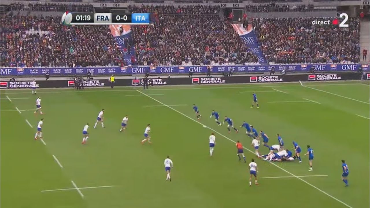 FRANCE - ITALIE     (Rugby : Tournoi des 6 Nations 2020 : Match en int&eacute;gralit&eacute; sur France 2)