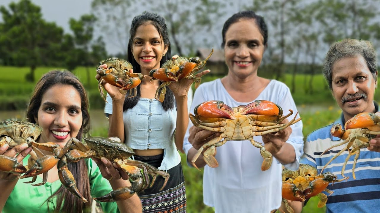 In The Village ရဲ့ဂဏန်းဒိန်ချဥ်ချက်ဖြူခိုင်အေး အားကိုးနဲ့အဖေတော့ဂဏန်းကိုက်ပြီ Crabs yoghurt recipe😋
