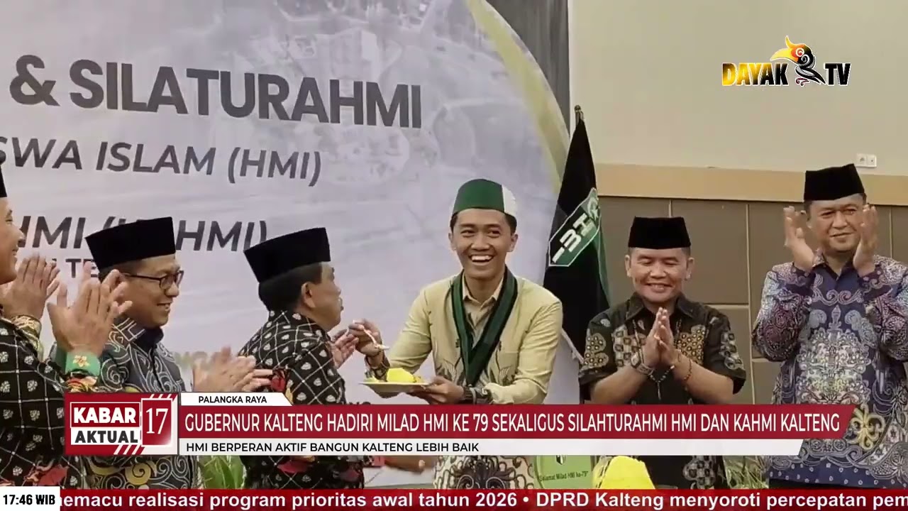 GUBERNUR KALTENG HADIRI MILAD HMI KE 79 SEKALIGUS SILAHTURAHMI HMI DAN KAHMI KALTENG - KABAR17