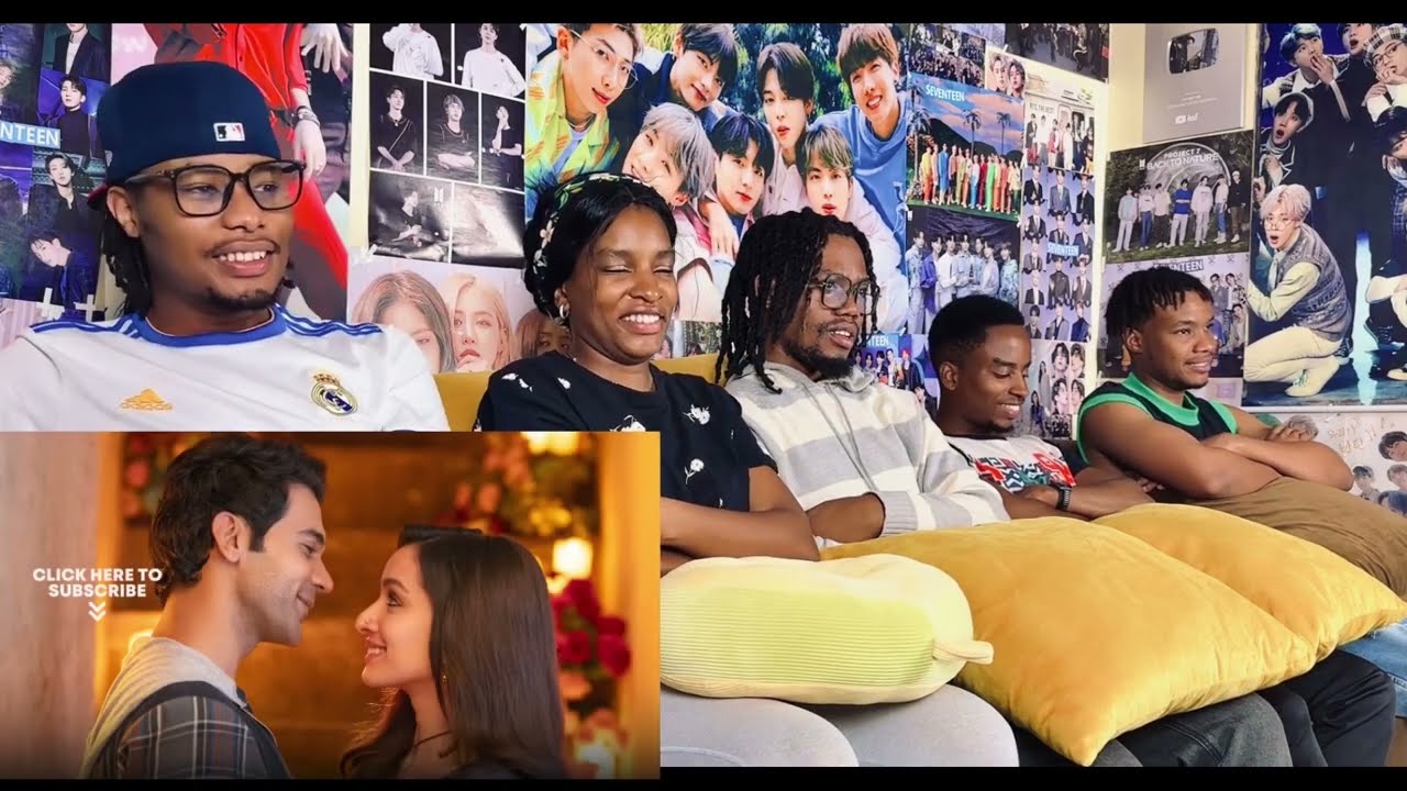 Africans react to Tumhare Hi Rahenge Hum -Stree2 | Shraddha Kapoor | Rajkummar Rao | Sachin-Jigar|