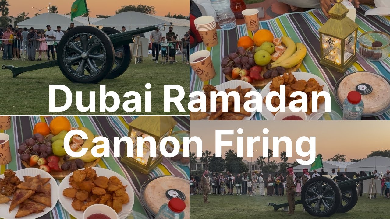 Ramadan Cannon Firing in UAE 🇦🇪 | Iftar Time Tradition 2026 | Beautiful Iftar Moment#shendiaries 