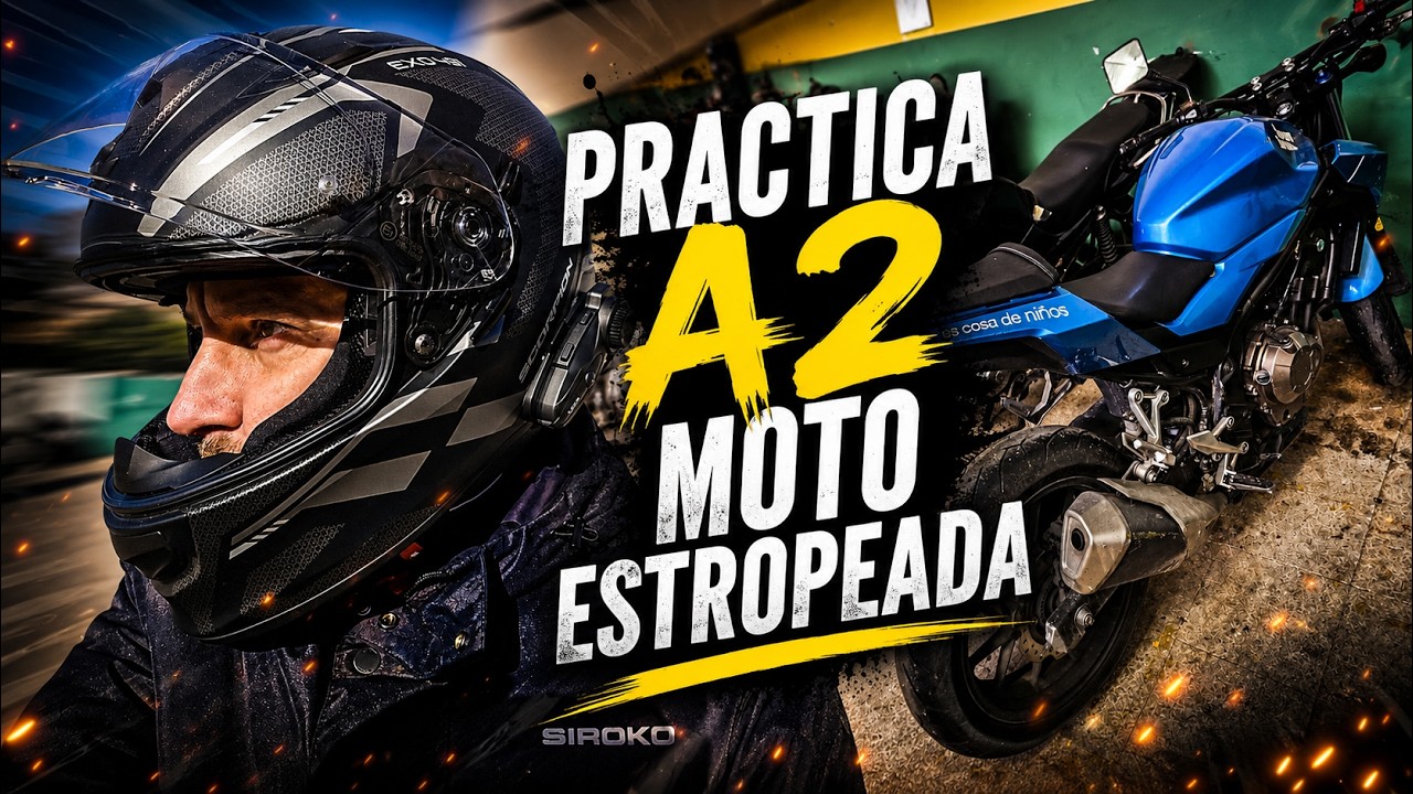 Examen moto carnet A2 (Lo que NO ESPERABA) 🏍️ (Parte 2)