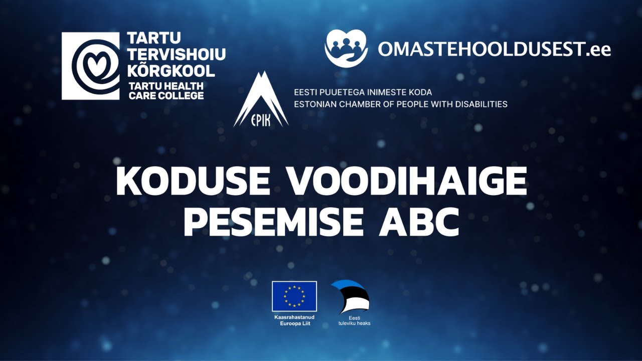 Omastehooldusest. Koduse voodihaige pesemise ABC