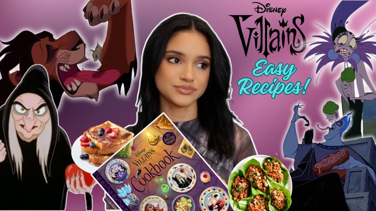 DISNEY VILLAINS COOKBOOK | Making 3 Devilishly Delicious Recipes