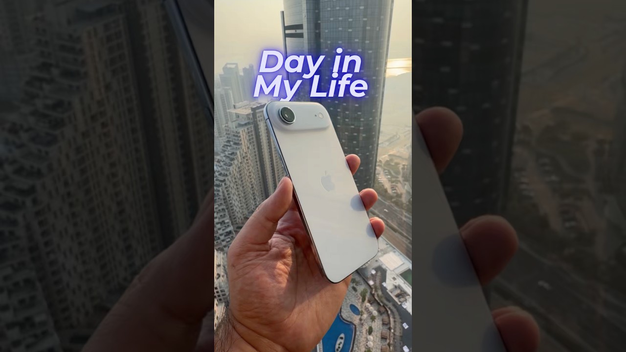 День из моей жизни… Выдержит ли iPhone Air это? 👀