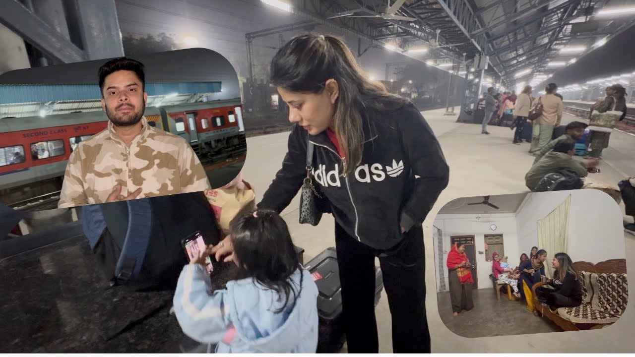 Delhi Se Gaon 💍 Roka Function Vlog | Train Journey With Baby 😍