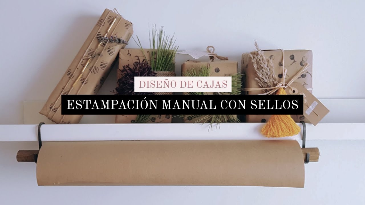 Packaging diseño de cajas  + ESTAMPACIÓN MANUAL CON SELLOS ] OH,  TheMyriam