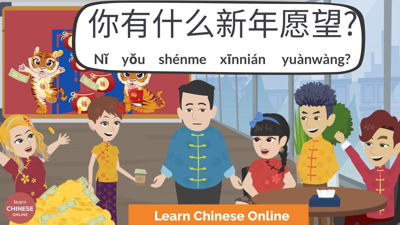 New Year's Resolutions in Chinese 2022 | Chinese Conversation | Learn Chinese Online 在线学习中文