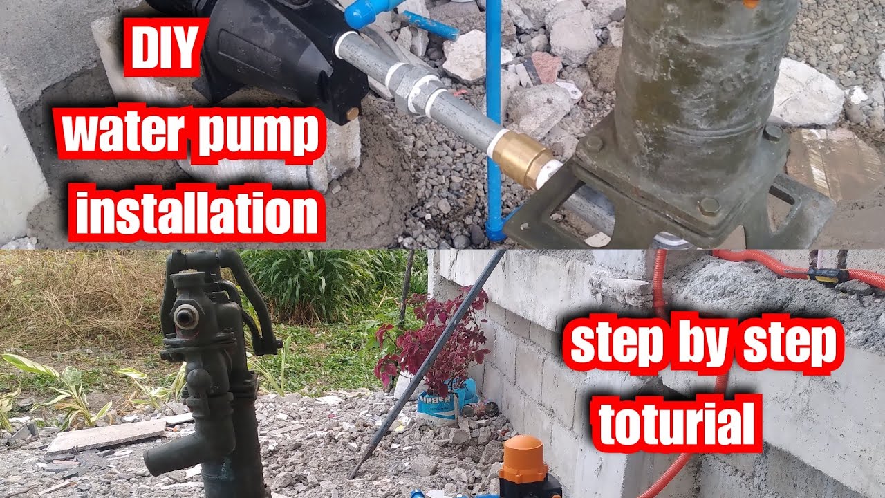 diy water pump installation. | paano ba mag kabit ng water pump sa dipwel. | diy water pump toturial