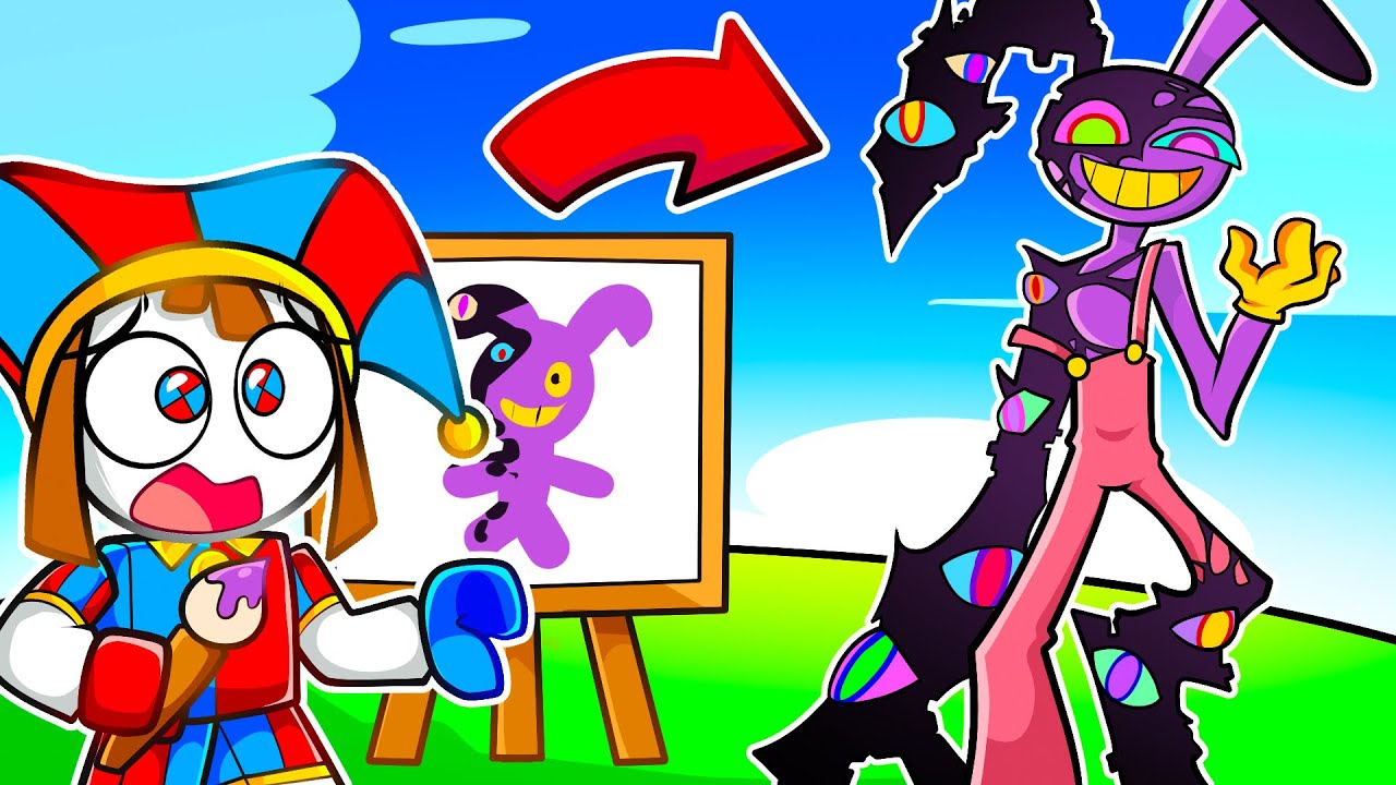 O  Circo Digital se TRANSFORMOU em DESENHOS no Roblox