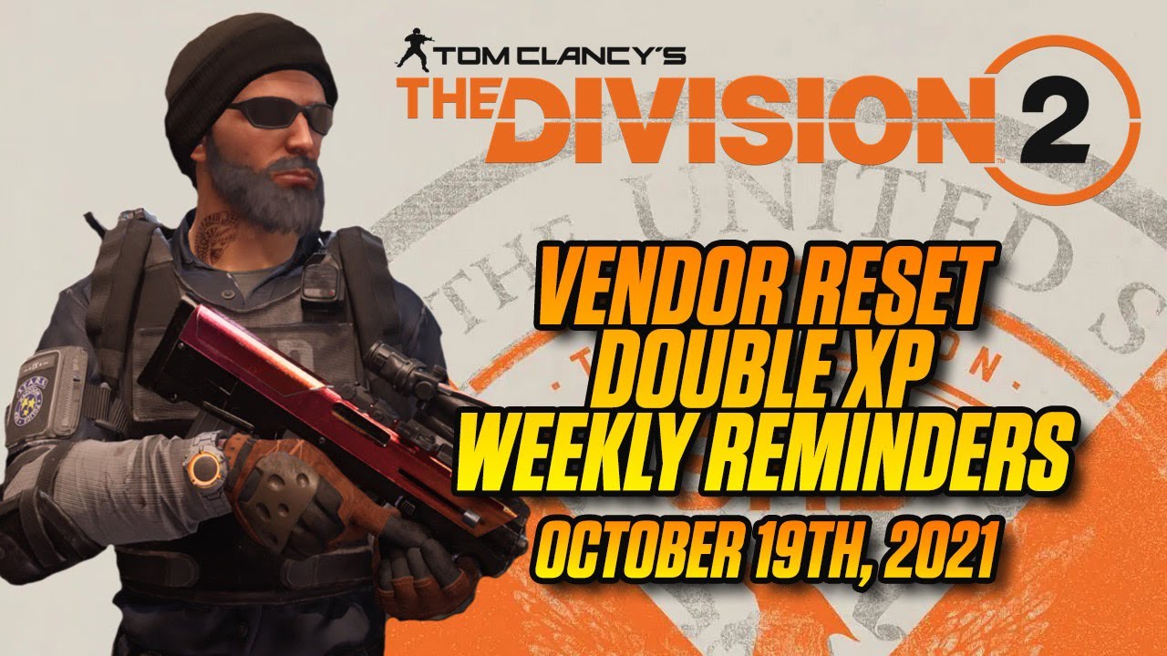 THE DIVISION 2 | MUST BUY ITEMS | VENDOR RESET AND WEEKLY UPDATE