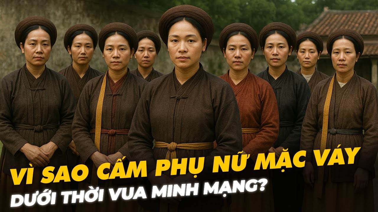 VÌ SAO VUA MINH MẠNG CẤM PHỤ NỮ MẶC VÁY?
