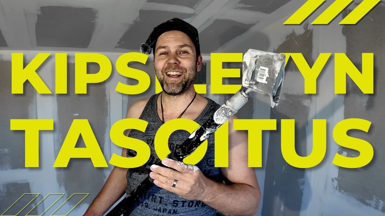 How-To: Kipsilevyn tasoitus NYKYAIKAISESTI - Columbian perus tasoituskamppeet tositoimissa 🔥