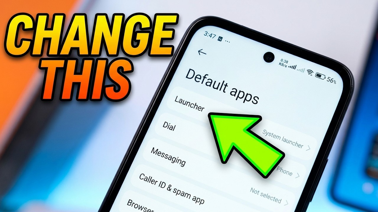 Redmi 15: How to Change Default Launcher
