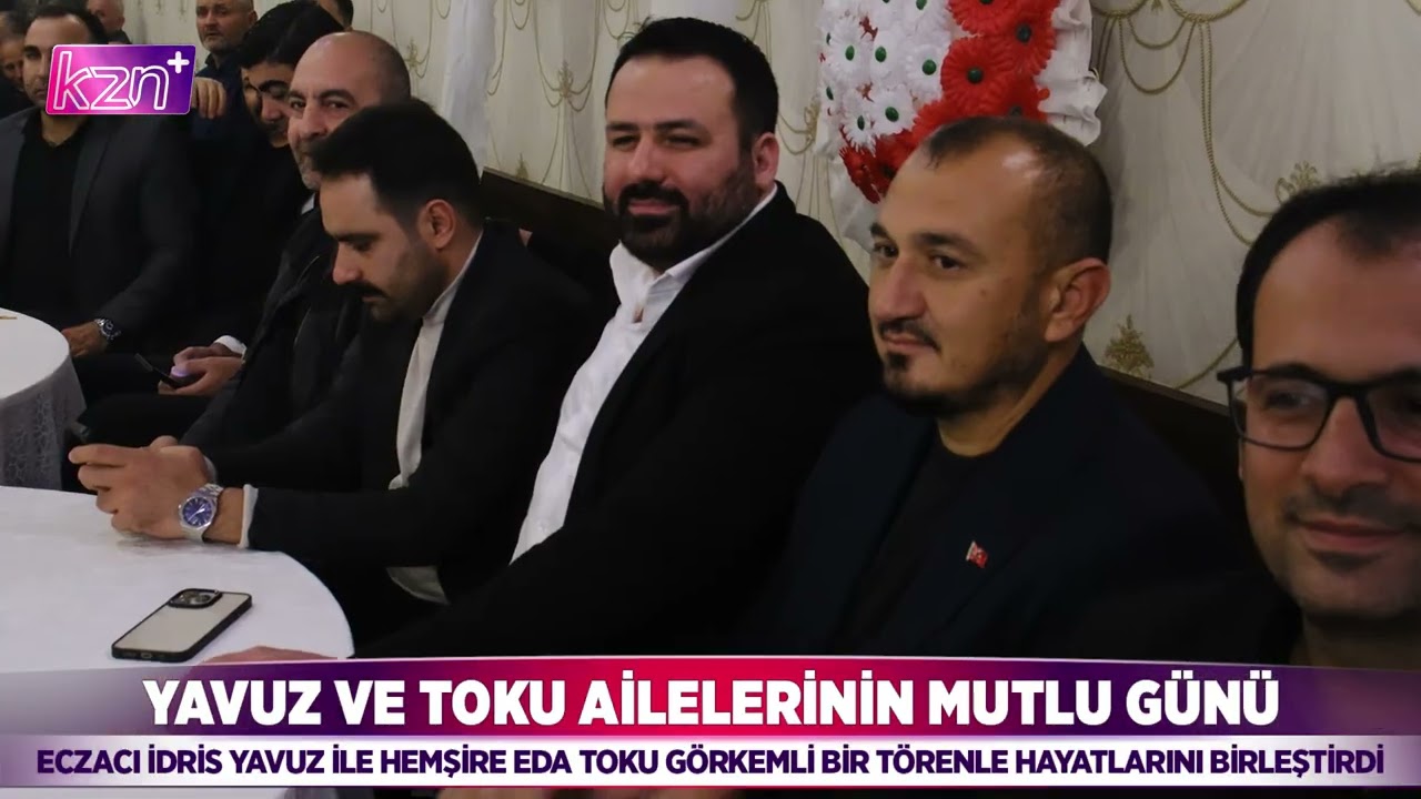 Eczacı İdris Yavuz ile Hemşire Eda Toku hayatlarını birleştirdi