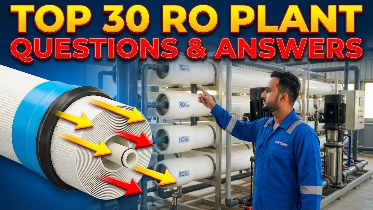 Top 30 Common RO Plant Questions & Answers – Water Purification FAQs (Home / Industrial)