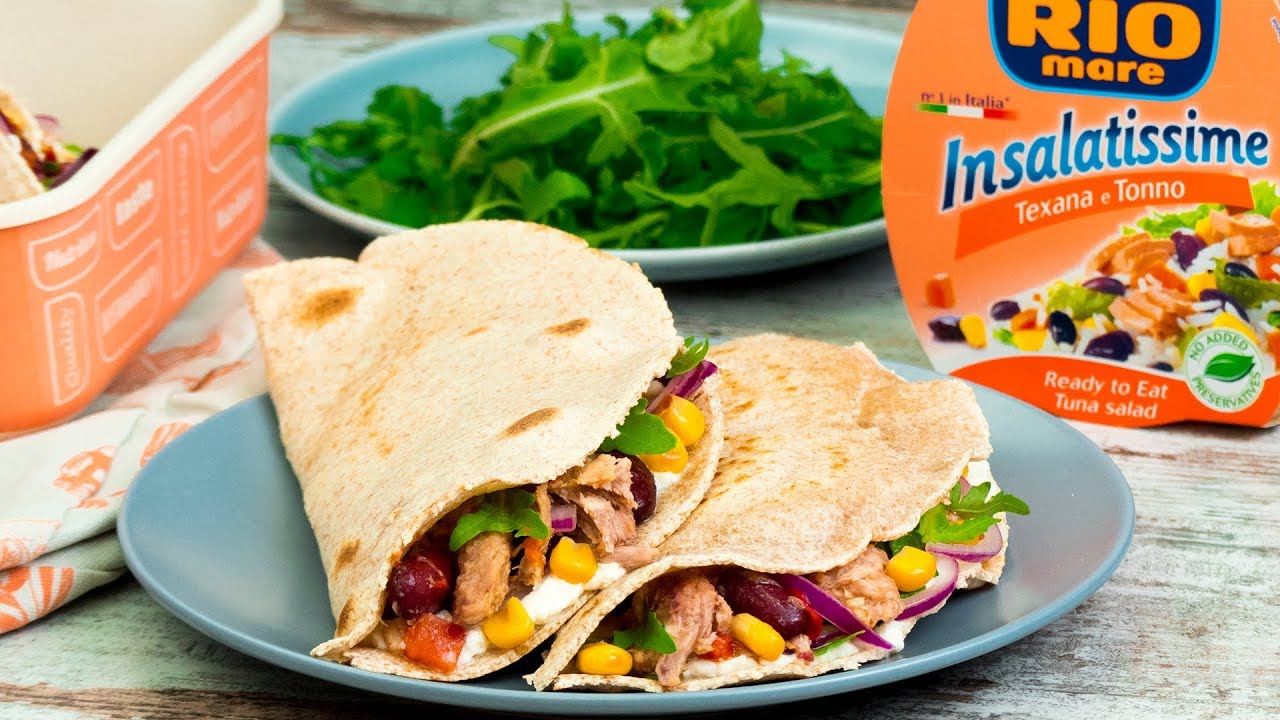 O rețetă ușoară, plină de culori - tortilla cu salată RIO Mare Insalatissime! | SavurosTV