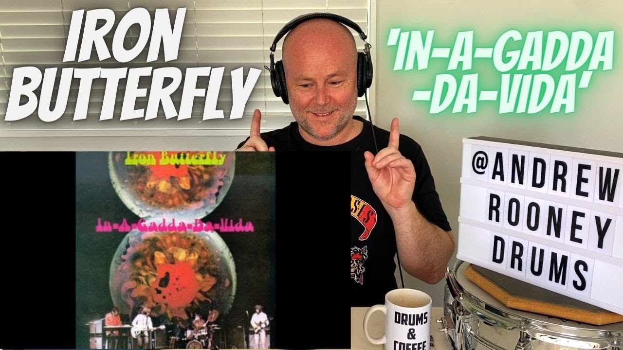Реакция преподавателя игры на барабанах: «In-A-Gadda-Da-Vida» — Iron Butterfly | ЭПИЧЕСКИЕ 60-Е!