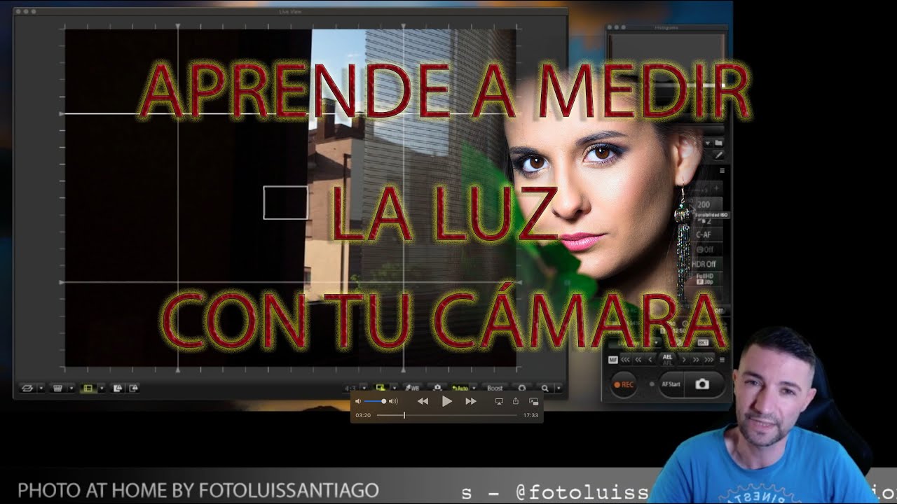 Medir la LUZ 💡,  HISTOGRAMA, en fotografía 📷