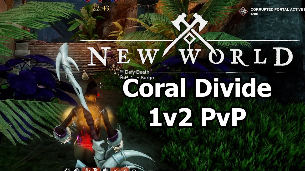 Coral Divide PvP Goes Hard in New world Aeternum - Light Melee Meta Build POV