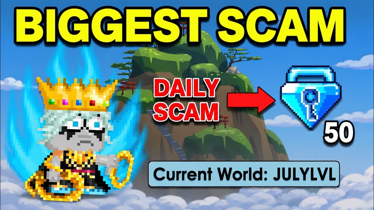 BIGGEST SCAM WORLD IN 2026! (DAILY SCAM 50+ BGL) BEWARE! | Growtopia