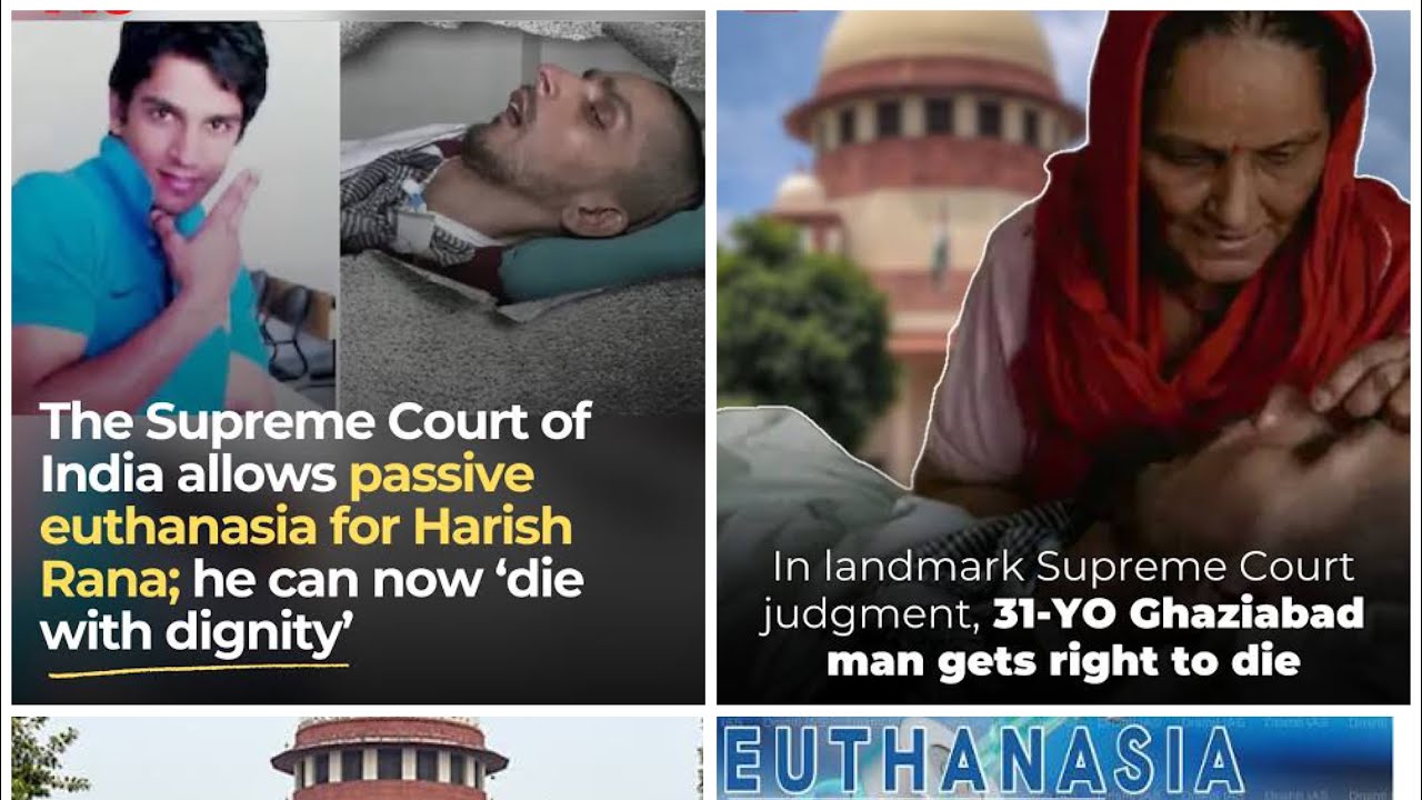 #Euthanasia#Article21of Constitution#Right to die with dignity#Vegetativestate#Life#Medical support 