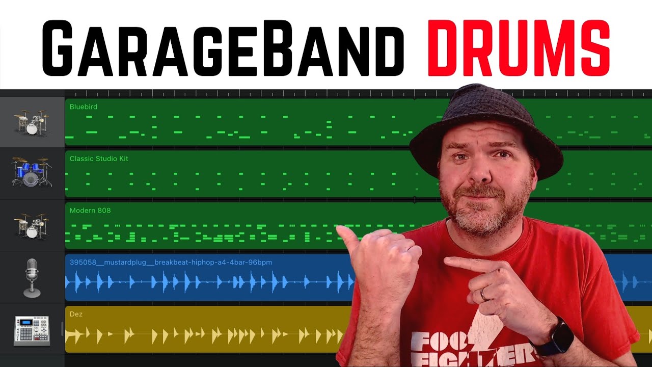 DRUMS in GarageBand iOS (iPad/iPhone)