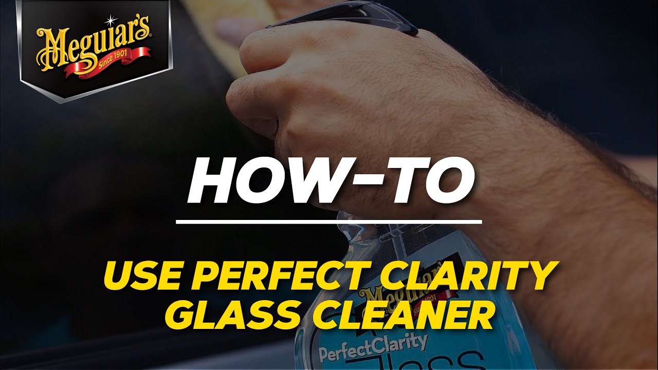 How to Apply Meguiar's Perfect Clarity Glass Cleaner in three Easy Steps