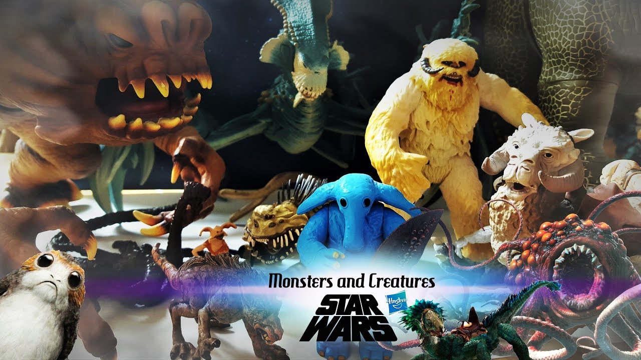Ma collection de monstres et créatures Hasbro Star Wars : Star Wars monsters and creatures