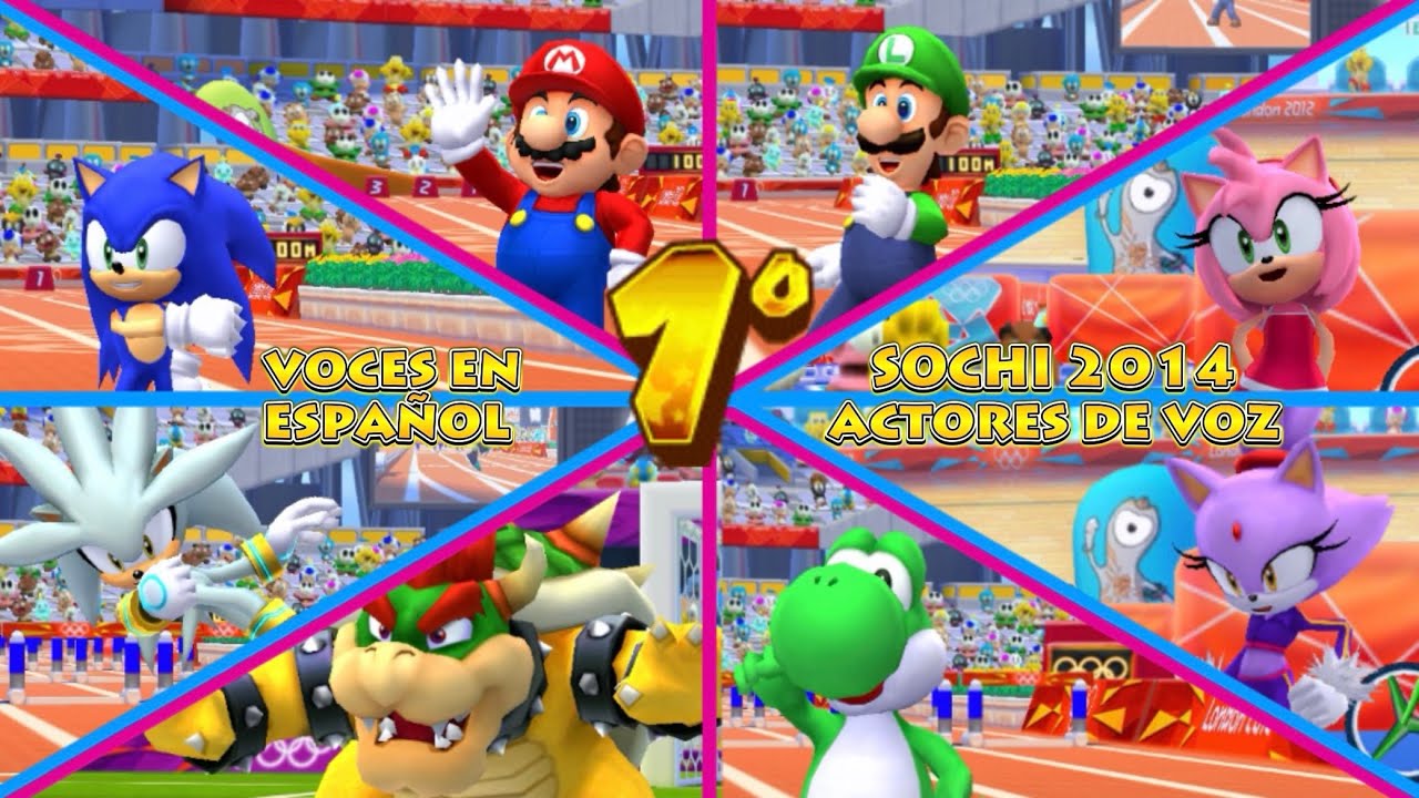 Mario & Sonic en los Juegos Olímpicos: London 2012 [3DS] - Animaciones de victoria: Voces en español