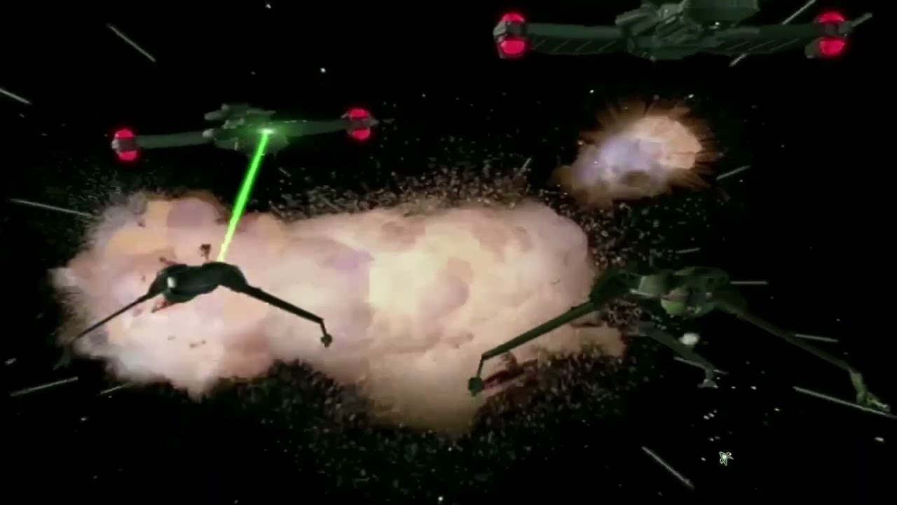 Завершающая кат-сцена кампании ромуланцев в Star Trek Starfleet Command 3