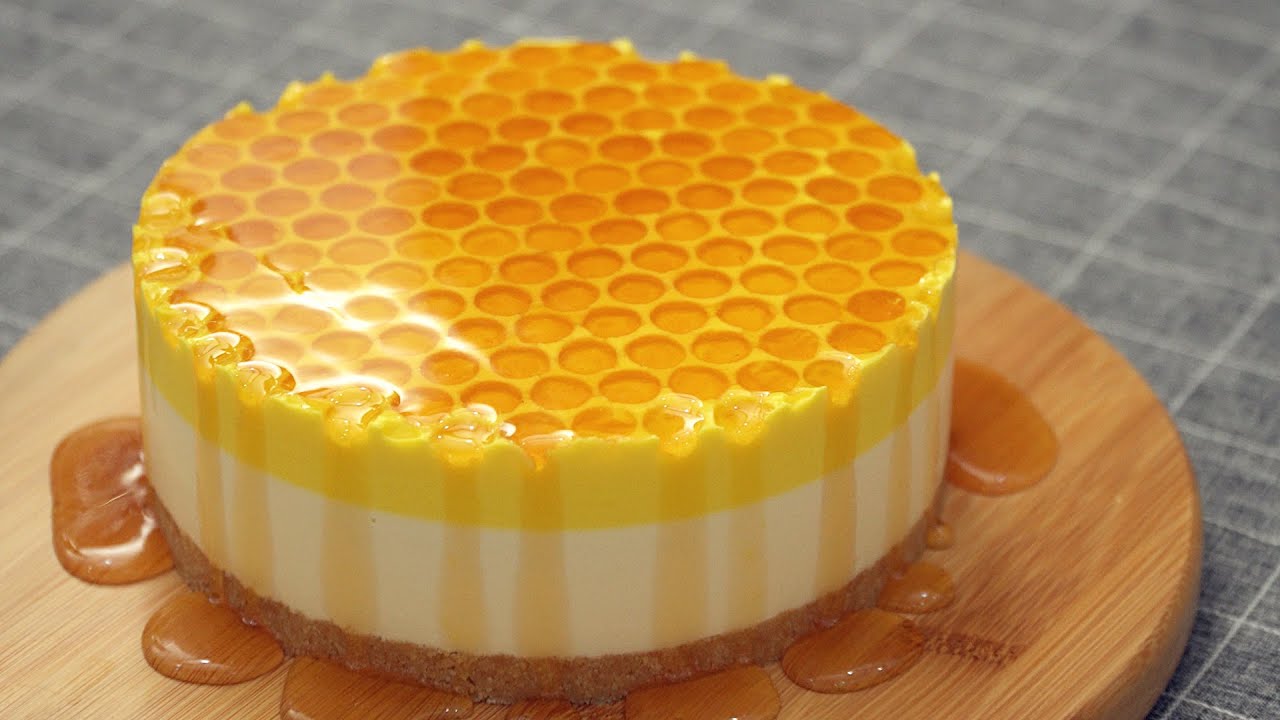 No Bake Honey Cheesecake