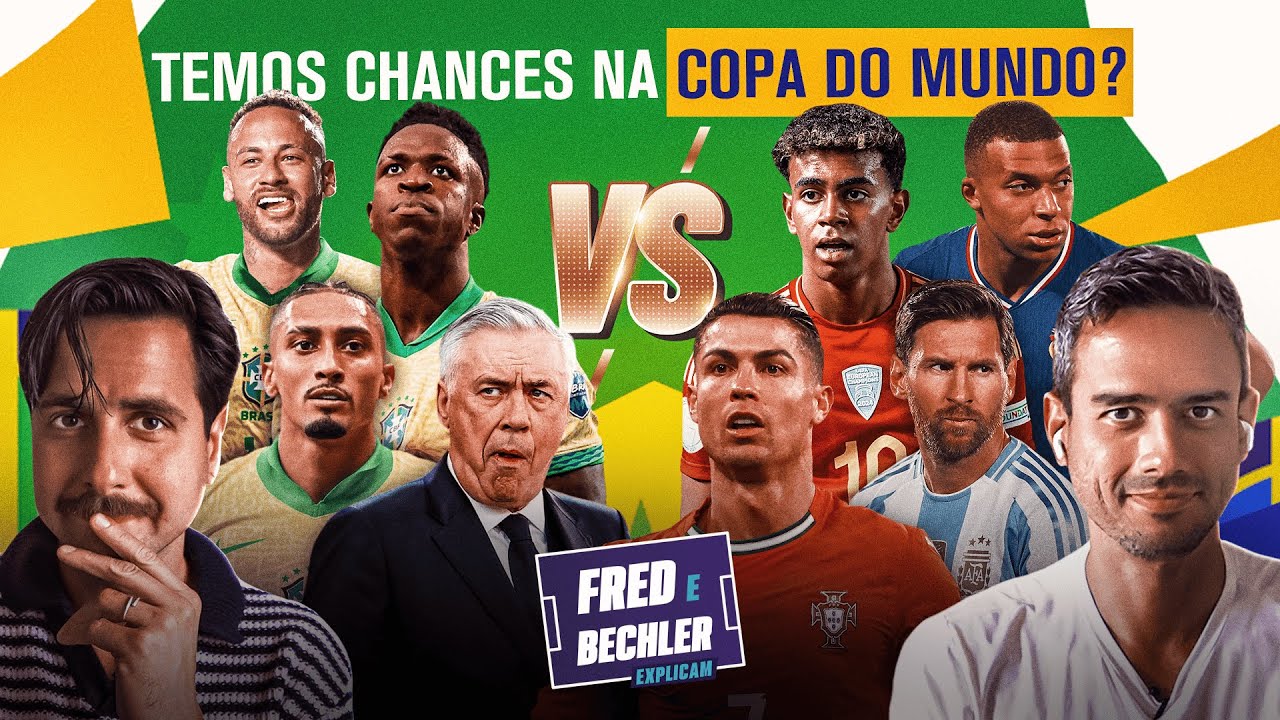 A SELEÇÃO BRASILEIRA ESTÁ MUITO ATRÁS DAS MELHORES DO MUNDO? | FRED E BECHLER EXPLICAM