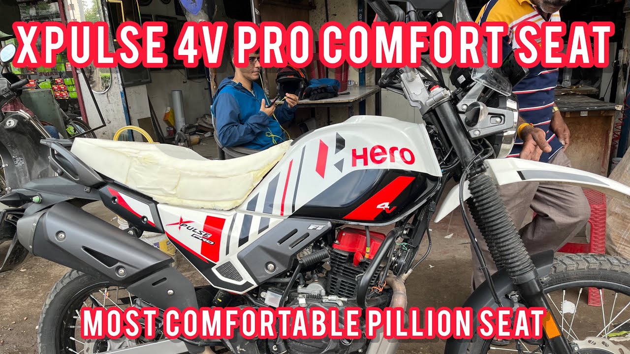 Hero Xpulse 200 4v pro Comfort seat most Comfortable seat work @pawarseatcovers ￼