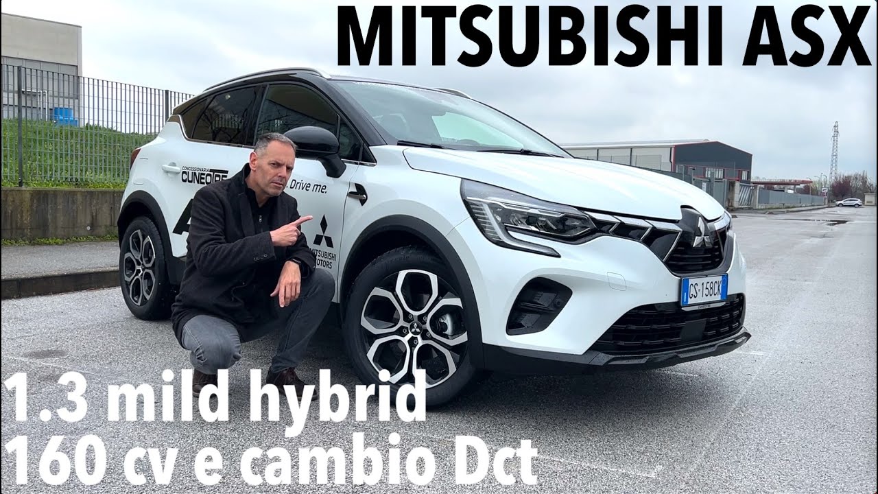 Nuova MITSUBISHI ASX 2024 quasi una Captur, ma cuore diverso: il 1.3 mild hybrid con Dct