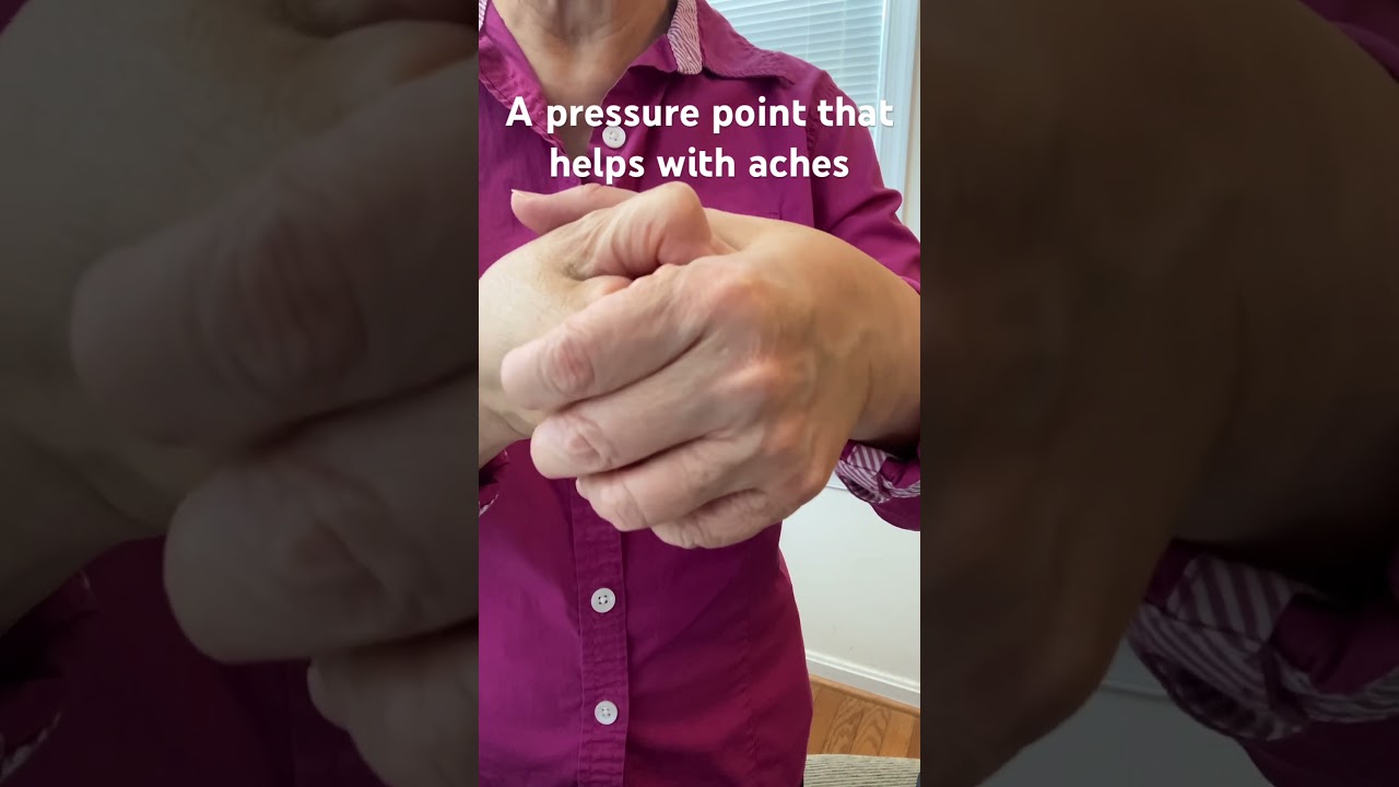The point that relieves aches and pains
