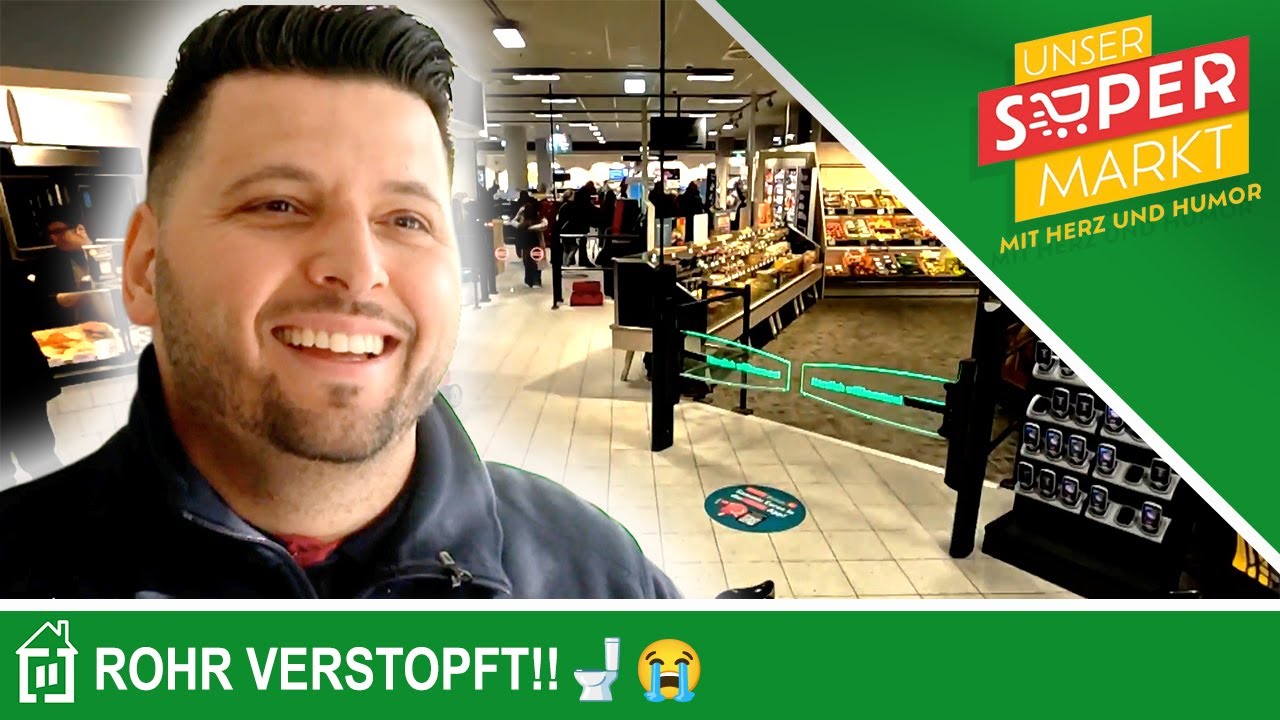Notfall im Personalraum💦 Kann Metin das retten? | RTLZWEI Home #unsersupermarkt #E17