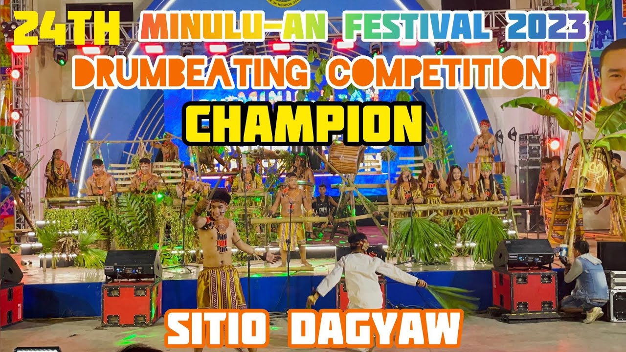 CHAMPION- SITIO DAGYAW | DRUMBEATING COMPETITION | Minulu-an Festival 2023 of Talisay City