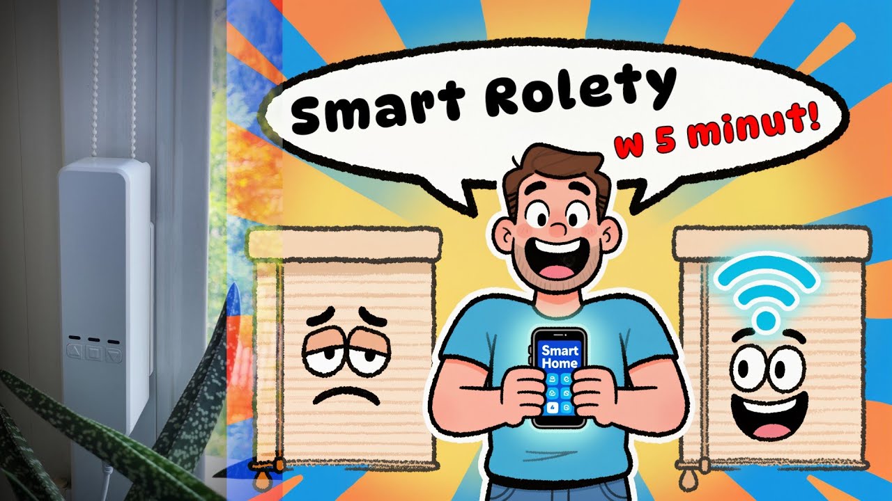Smart rolety krok po kroku instalacja silnika WiFi i konfiguracja Moes Smart Bead Chain Blinds Motor