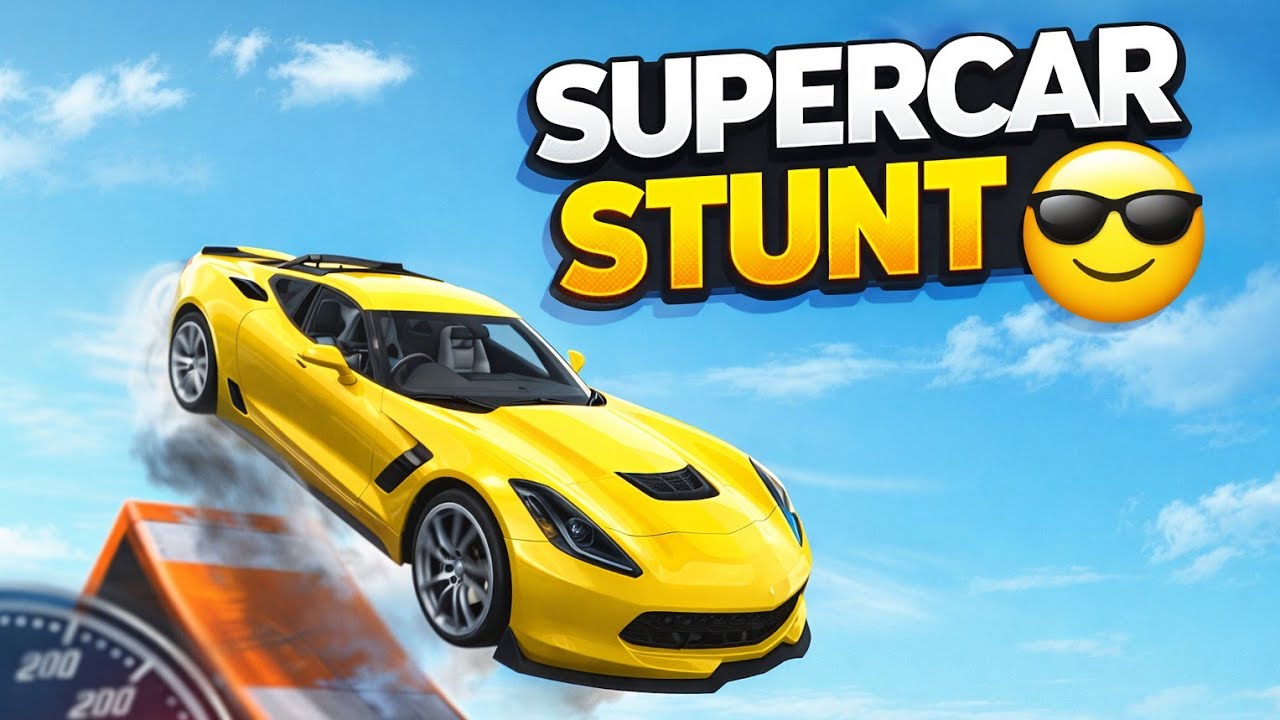Is Speed Pe Stunt Koi Nahi Karta 💀 | SUPERCAR STUNT 😎 | Extreme Car Driving Simulator