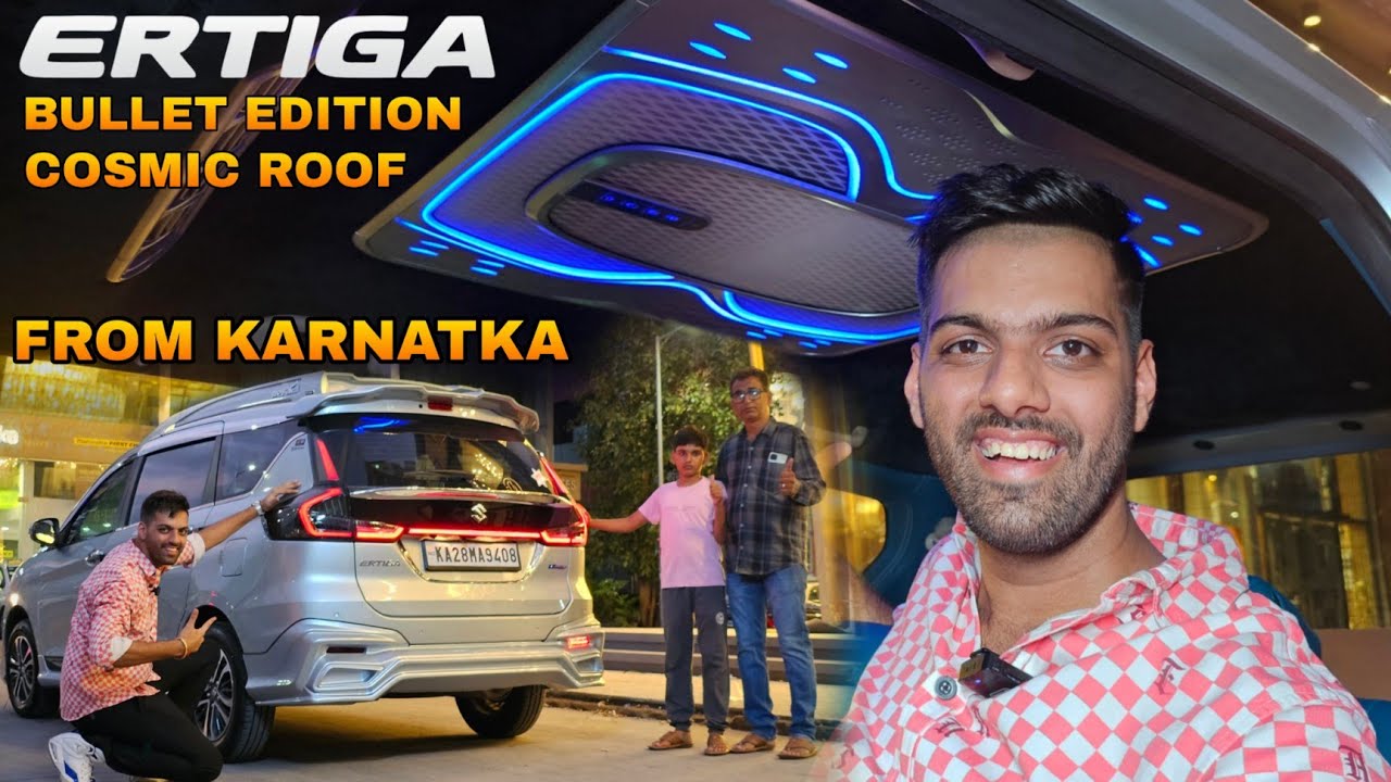BEST MODIFIED ERTIGA SPORTS WITH  COSMIC ROOF& AMOTRIZ BODYKIT  ALL THE WAY FROM KARNATKA ..!!