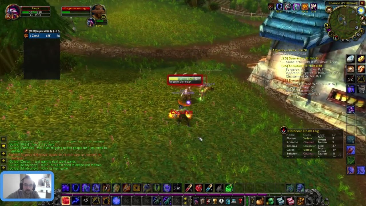 WoW Classic HC pexing - Zam&agrave; - Shaman - Hillsbrad / Stonetalon Mountains 3