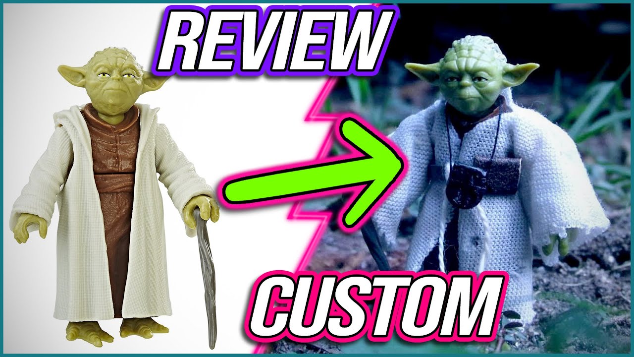 STAR WARS - REVIEW de YODA (Force Link) + TÚNICA CUSTOM