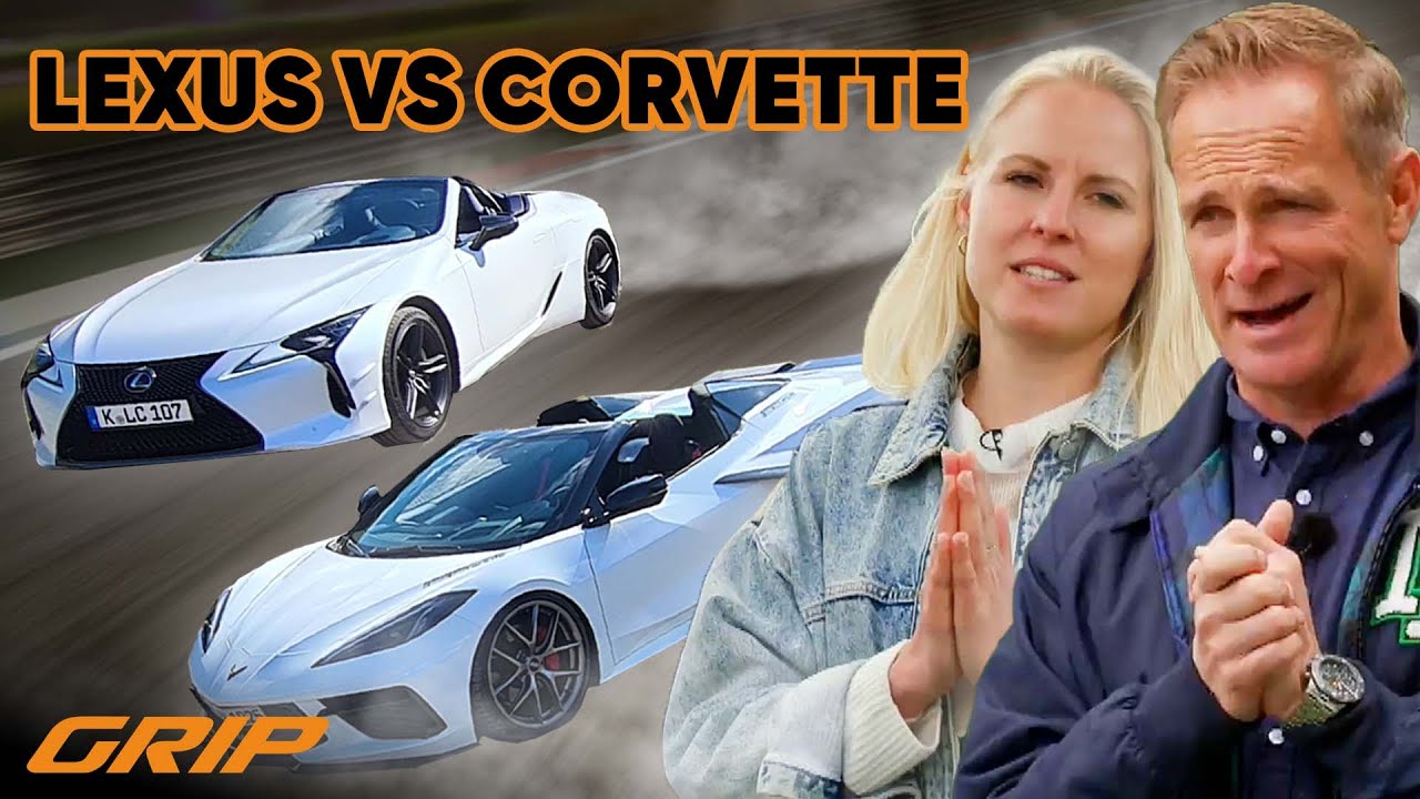 V8-Cabrios: Corvette C8 Stingray 🆚 Lexus LC 500 Ultimate Edition 🤩 | GRIP