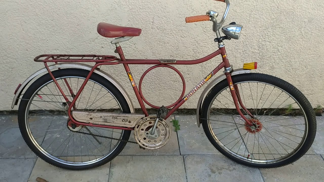 Bicicleta Antiga Monark Barra Circular 1983 Bem Original na coleção de bikes