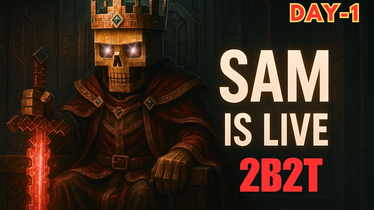 🔴 Escaping Spawn Hell &ndash; 2b2t Live Adventure || #2b2t  #minecraft #minecraftlive