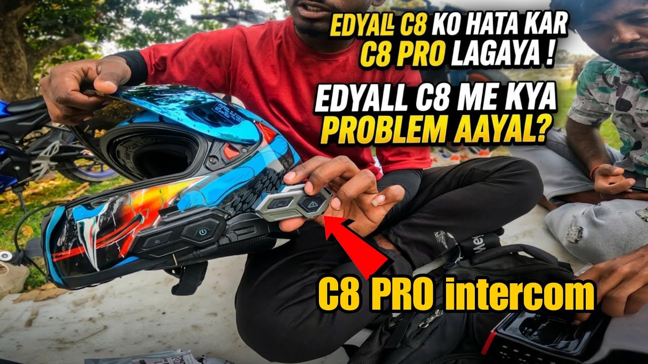 EDYAL C8 Me Problem 😱 Isliye C8 Pro Lagaya! C8 Pro Intercom Review!🔥 Kya Ye Best Hai?