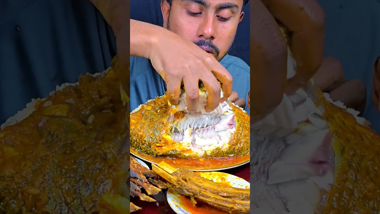 Telapia Fish Curry #asmr #mukbang #reelsvideo #shortvideo #eating #food #viralvideo #viralshort